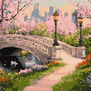 Картина за номерами - Весняний парк 30х40 см.