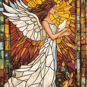 Картина за номерами - Хранительниця світла 40х50 см.