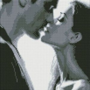 Алмазна мозаїка - "Ніжний поцілунок" ©art_selena_ua, 30х40см