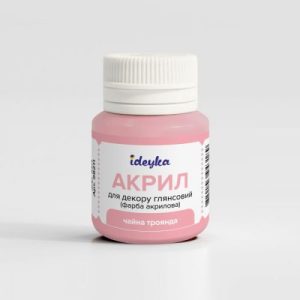 Акрил для декору - Чайна троянда