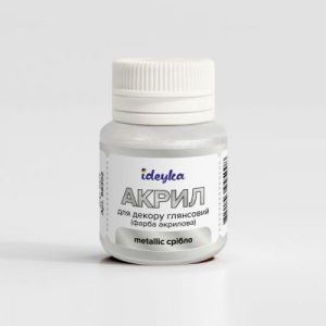 Акрил для декору - Metallic Срібло