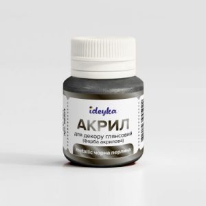 Акрил для декору - Metallic Чорна перлина