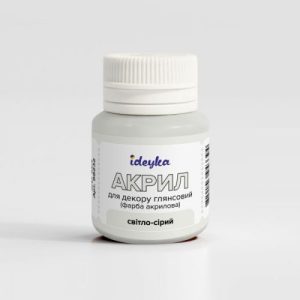Акрил для декору - Світло-сірий