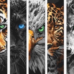 Картина за номерами - "Хижаки" ©art_selena_ua, 40х50см