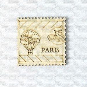 Декоративний елемент "Фігурка з фанери на магніті. Марка №7"