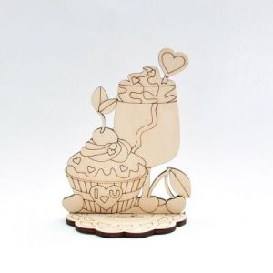 Декоративний елемент "Фігурка з фанери. Bon appetite"