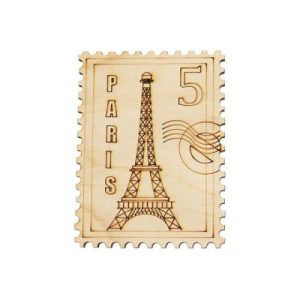 Декоративний елемент "Фігурка з фанери на магніті. Марка №11"