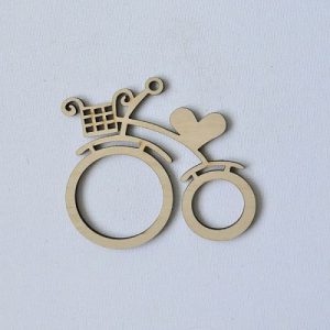 Декоративний елемент "Фігурка з фанери. Підвіс велосипед"