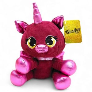 Мʼяка іграшка "Plushes Pets" 15 см (бордовий єдиноріг)
