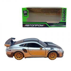 Машина мет. АВТОПРОМ 1:32 "Porsche 911 GT2 RS", батар, світ., звук, відкр.двері, короб.18 * 9 * 8 см