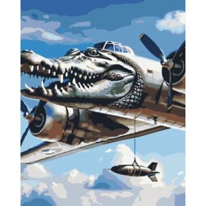 Картина по номерам "Bombardino Crocodile" 40x50 см.
