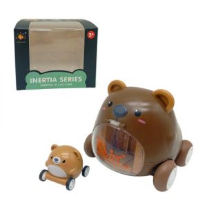 Трек машина, з малою машинкою (ВЕДМЕДИК)