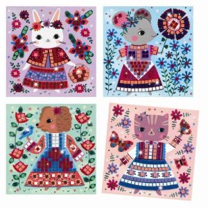 Набір для творчості DJECO "Мозаїка Милі тваринки"