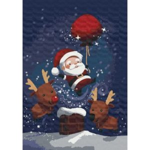 Картина по номерам "Новорічний секрет" 40х28 см