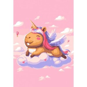 Картина по номерам "Капі" 40х28 см