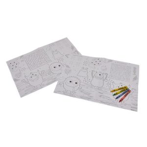 Підложки-розмальовки Crayola “Монстри” 2 шт з олівцями