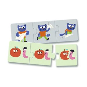 Тріо-пазл DJECO "Історії"