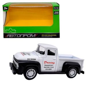 МАШИНА АВТОПРОМ (металева) PICKUP (БІЛИЙ)