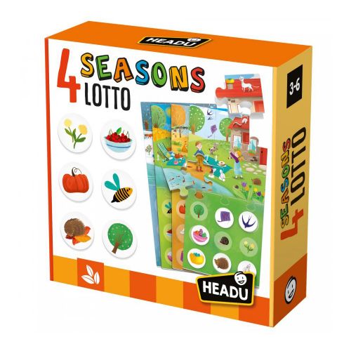 Розвиваючий пазл HEADU Лото 4 сезони