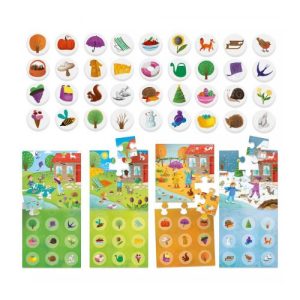 Розвиваючий пазл HEADU Лото 4 сезони