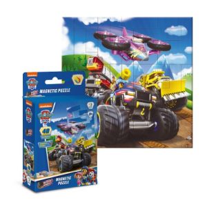 Магнітний пазл на 40 елементів «Колеса»