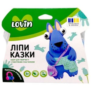 Набір для творчості з повітряним пластиліном "ЛіпиКазки" (ВОВЧИК)