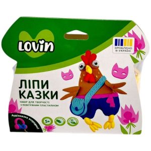 Набір для творчості з повітряним пластиліном "ЛіпиКазки" (ПІВНИК)