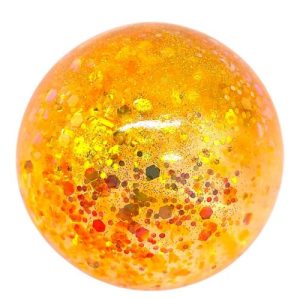 Антистрес жуйка-тягучка "Кулька" 6 см (ПОМАРАНЧЕВА)