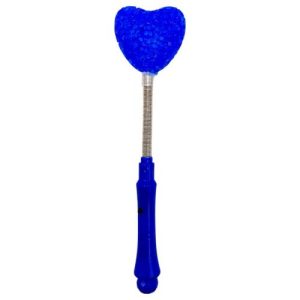 Цукрова паличка СЕРЦЕ, що світиться (СИНЯ)