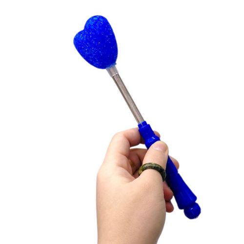 Цукрова паличка СЕРЦЕ, що світиться (ФІОЛЕТОВА)