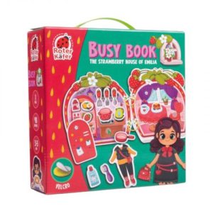 Гра розвиваюча з липучками. Бізі Бук. Полуничний будиночок Емілії.