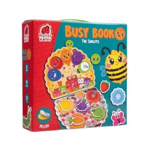 Гра розвиваюча з липучками. Бізі Бук. Смайлики.