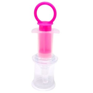 Шприц-дозатор з мірним стаканчиком (РОЖЕВИЙ)