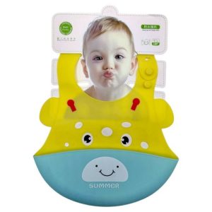 Слинявчик силіконовий (ЖОВТИЙ ЖИРАФ)