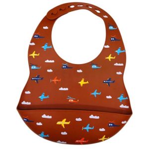 Слинявчик силіконовий (КОРИЧНЕВИЙ)