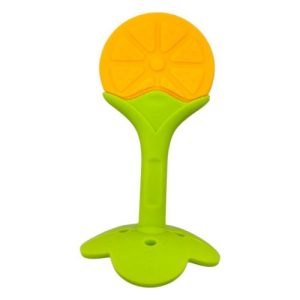 Силіконовий прорізувач Фрукти (ЖОВТИЙ)