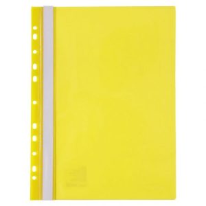 Швидкозшивач з перфорацією А4, жовтий