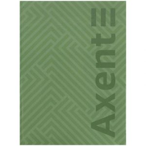 Книга записна А4-, 203*273 мм,96арк., кліт., Pattern, зелена