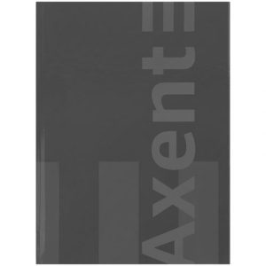 Книга записна А4-, 203*273 мм,96 арк., кл. One color, сіра