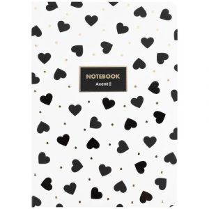 Книга записна  A5, 80 арк. кл., Black&White
