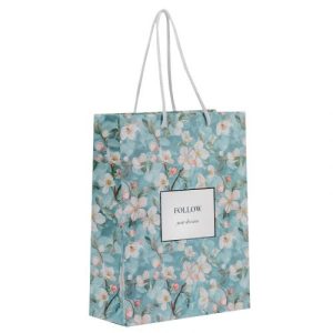Пакет паперовий подарунковий, 18х24см, Gentle Blossom