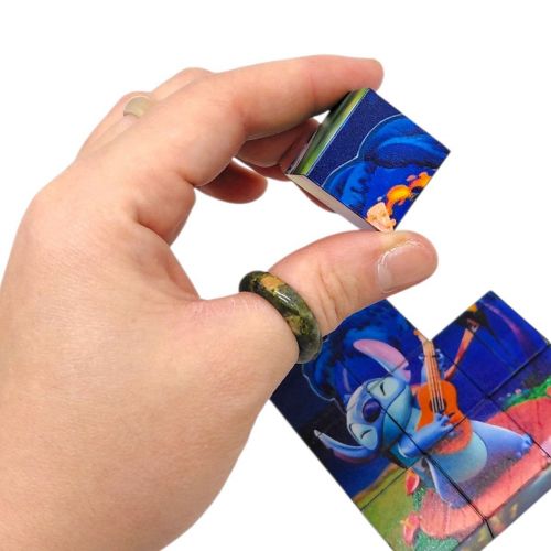 Магнітні кубики "Стіч" (6 зображень, 9 кубиків, розмір картинки 75х75 мм)