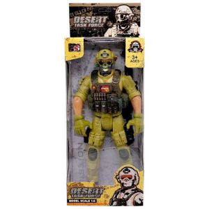 Ігрова фігурка "Солдат. DESERT TASK FORCE", 31 см, ХАКІ (ВИД 2)