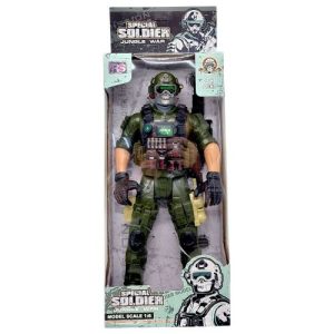 Ігрова фігурка "Солдат. JUNGLE WAR", 31 см, ЗЕЛЕНИЙ (ВИД 3)