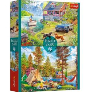 Пазли 2в1, 500 ел "Літній відпочинок"
