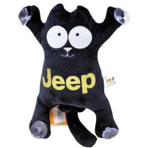 Мʼяка іграшка "Кіт Саймон: JEEP" на присосках