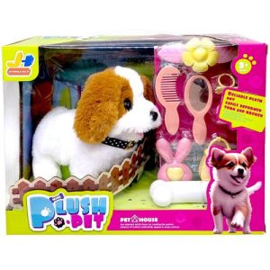 МʼЯКА ІНТЕРАКТИВНА ІГРАШКА СОБАЧКА (КОРИЧНЕВІ ВУШКА)