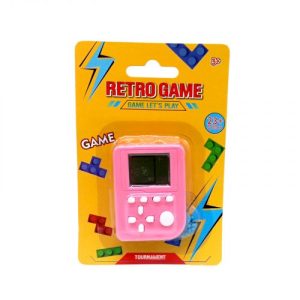 ЕЛЕКТРОННА ГРА RETRO GAME (РОЖЕВИЙ)