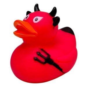 ІГРАШКА ДЛЯ ВАННИ, ГУМОВА "КАЧЕНЯ" (САТАНА)