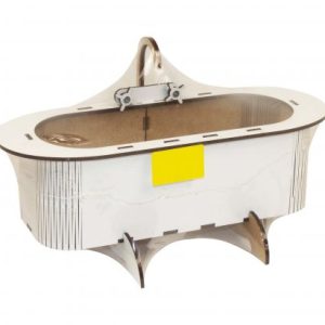 Деревʼяна ванночка для ляльок